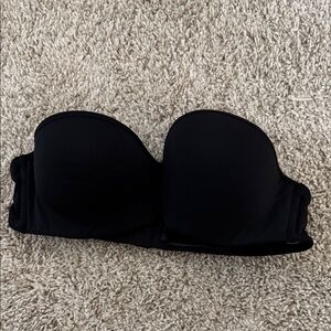Black Strapless Bra
